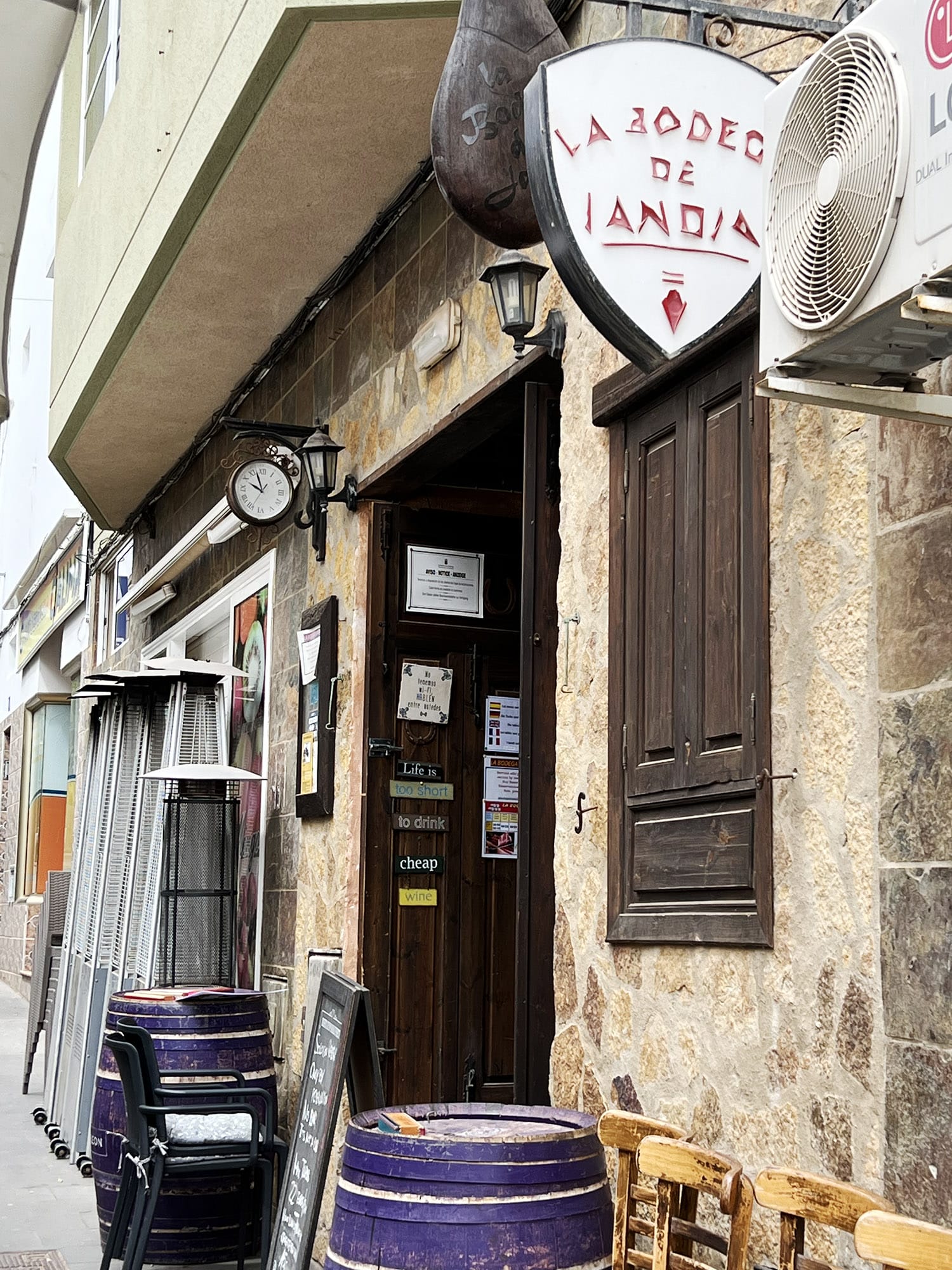Frokost på La Bodega de Jandía i Morro Jable
