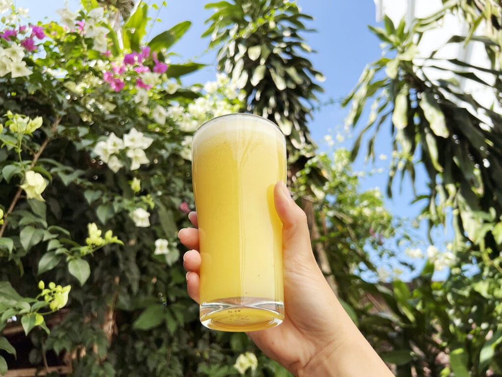 Opskrift på bananjuice med honning