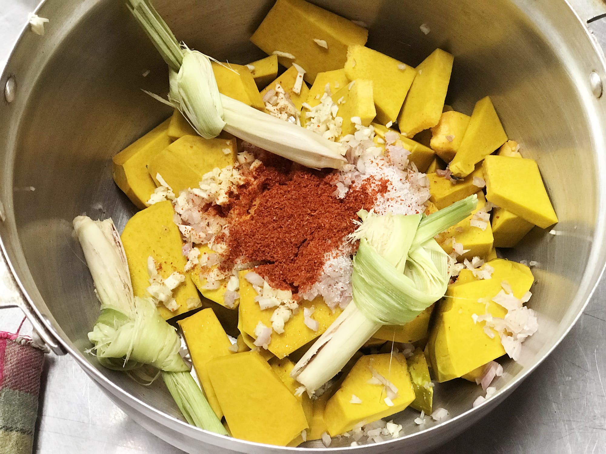 Opskrift: Karen Græskar Curry - Vegansk version