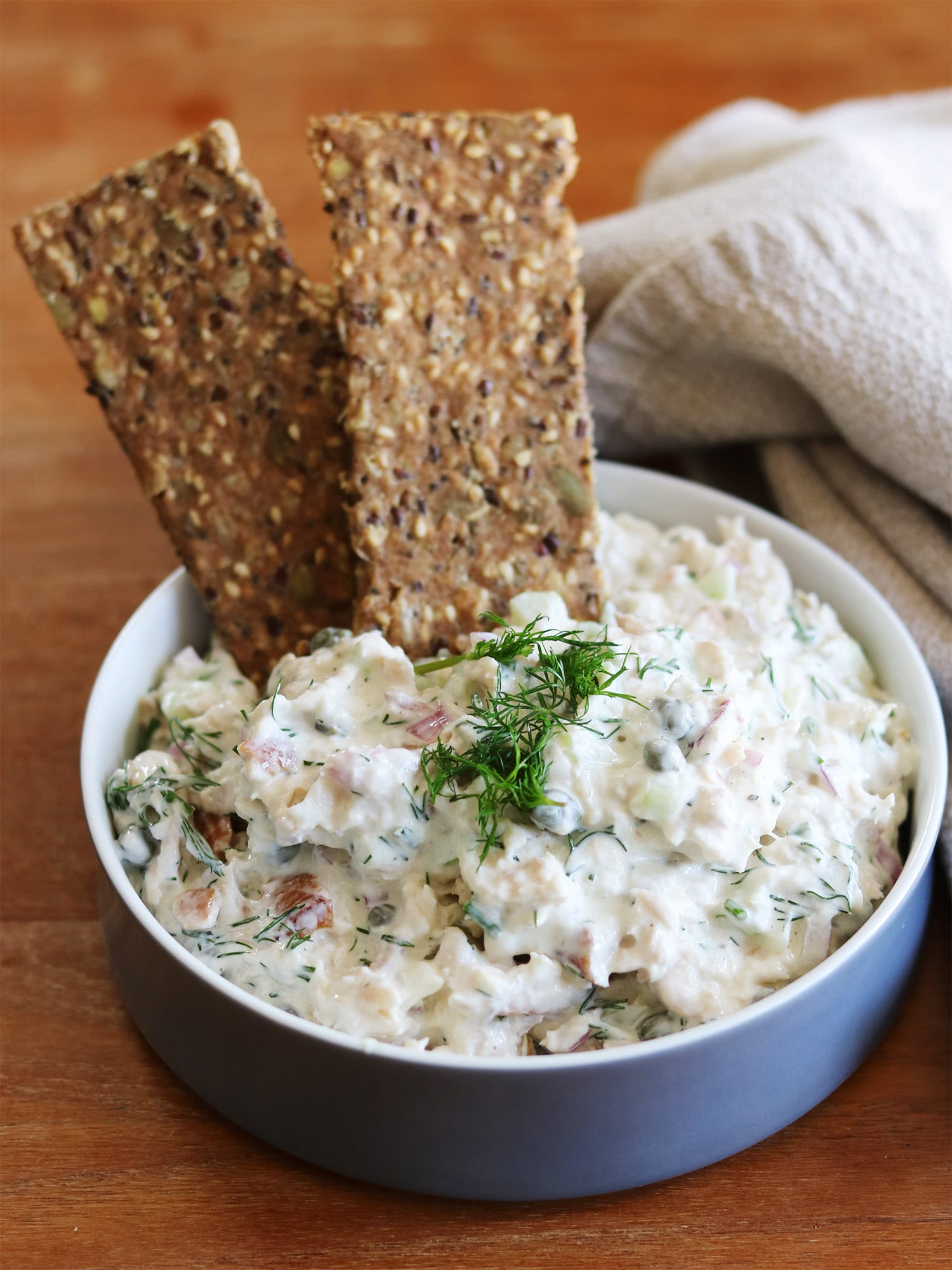 Tinas Ørredsalat, opskrift