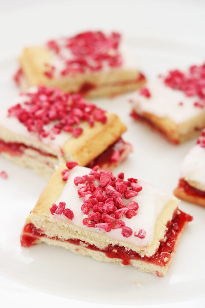 Opskrift: Hindbærsnitter