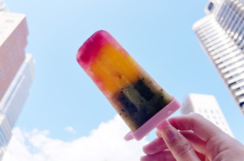 Oppskrift: Ispinner med mango, kiwi og guavajuice
