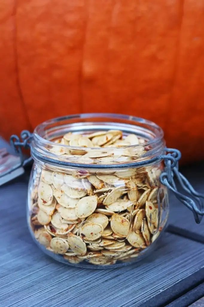 Opskrift: Harissa-ristede Græskarkerner