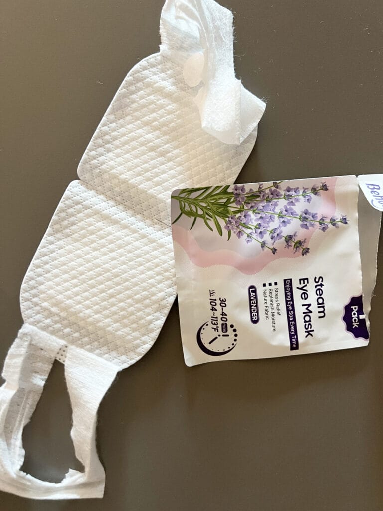 Review: BeHoomi Steam Eye Mask med lavendel
