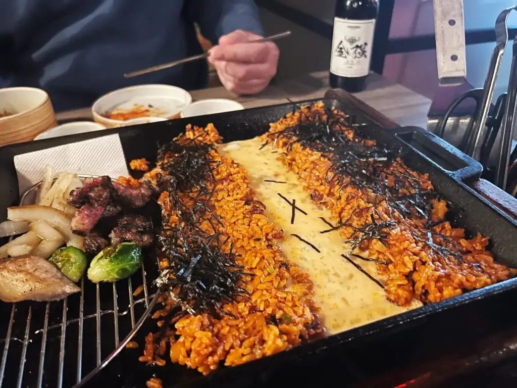 Korean BBQ på Rib No. 7 i New York