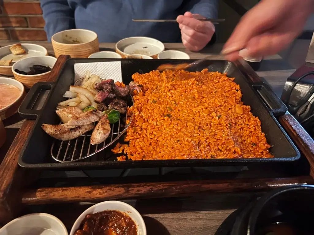 Korean BBQ på Rib No. 7 i New York