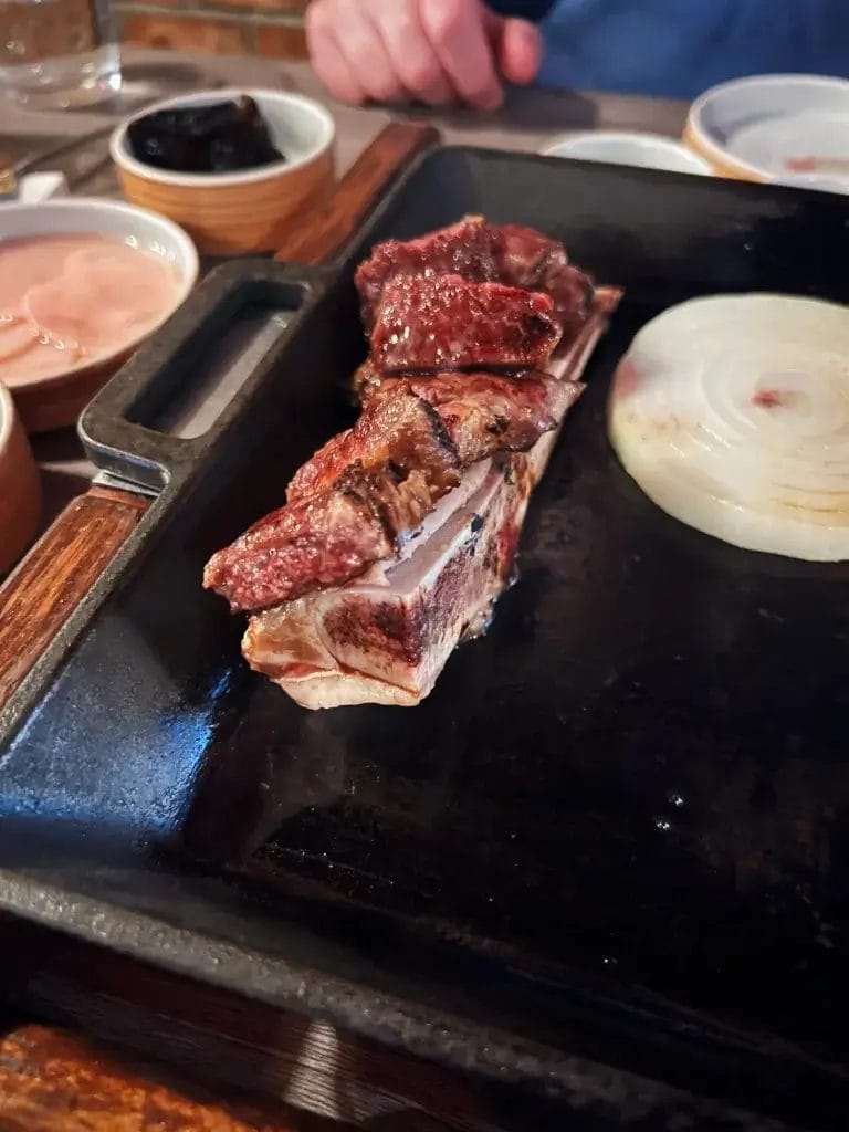 Korean BBQ på Rib No. 7 i New York
